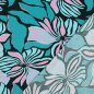 Preview: Viskose mit LENZING™ ECOVERO™ Fasern - Marit Flowers - petrol