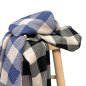 Preview: Viskose Mix - kariert - Jiska - sand/black