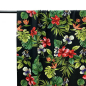 Preview: RESTSTÜCK 2,20m !!! - Viskose - Monstera - black
