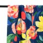 Preview: RESTSTÜCK 70cm !!! - Viskose - Oil Painted Flowers - navy
