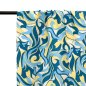Preview: RESTSTÜCK 1,50m !!! - Viskose - Osane - blue/yellow