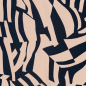 Preview: RESTSTÜCK 1,70m !!! - Viskose - Outline - nude/navy