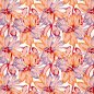 Preview: Viskose Popeline - Bodil Flowers - rot/rosa/weiß