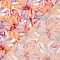 Preview: Viskose Popeline - Bodil Flowers - rot/rosa/weiß