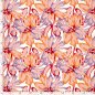 Preview: Viskose Popeline - Bodil Flowers - rot/rosa/weiß