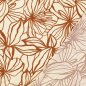 Preview: Viskose Popeline - Elise Flowers - ecru/braun