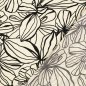 Preview: Viskose Popeline - Elise Flowers - ecru/schwarz