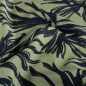 Preview: RESTSTÜCK 0,80m !!! - Viskose Popeline - Erma - khaki/navy