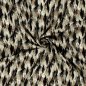 Preview: Viskose Popeline - Jale - black/brown/khaki