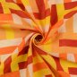 Preview: Viskose Popeline - Jamiro - rot/orange