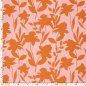 Preview: Viskose Popeline - Jolene Flowers - orange/rosa