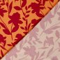 Preview: Viskose Popeline - Jolene Flowers - rot/orange