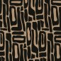 Preview: RESTSTÜCK 2,20m !!! - Viskose Popeline - Karsta - black/caramel