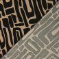 Preview: RESTSTÜCK 2,20m !!! - Viskose Popeline - Karsta - black/caramel