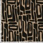 Preview: RESTSTÜCK 2,20m !!! - Viskose Popeline - Karsta - black/caramel