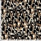 Preview: Viskose Popeline - Lanie - black/brown