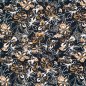 Preview: Viskose Popeline - Laurane - navy/caramel