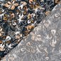 Preview: Viskose Popeline - Laurane - navy/caramel