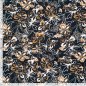 Preview: Viskose Popeline - Laurane - navy/caramel