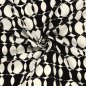 Preview: Viskose Popeline - Nerea - black/white