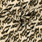 Preview: Viskose Popeline - Poldi - sand/black/brown