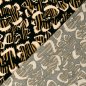 Preview: Viskose Popeline - Sami - black/senf/sand