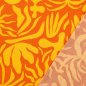 Preview: Viskose Popeline - Taciana - orange/yellow