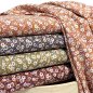 Preview: Viskose - Potpouri Flowers - chocolate/mint/ocre