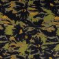 Preview: Viskose Punta di Roma - Morgan - khaki/schwarz