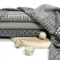 Preview: RESTSTÜCK 1,10m !!! - Viskose - Small Rhombus - grey