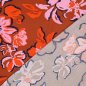 Preview: Viskose mit LENZING™ ECOVERO™ Fasern - Risa Flowers - caramel