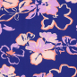 Preview: RESTSTÜCK 0,90m !!! - Viskose mit LENZING™ ECOVERO™ Fasern - Risa Flowers - cobalt