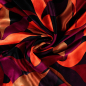 Preview: RESTSTÜCK 0,50m !!! - Viskose Satin - Paola - dark red/orange