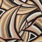 Preview: Viskosesatin - matt - Retro Waves - khaki