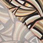 Preview: Viskosesatin - matt - Retro Waves - khaki