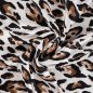 Preview: Viskose Satin - Yolanda Leo - sand/black