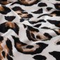 Preview: Viskose Satin - Yolanda Leo - sand/black