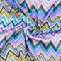 Preview: Viskosesatin - matt - Kalina - multicolor blau