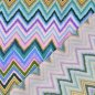 Preview: Viskosesatin - matt - Kalina - multicolor blau