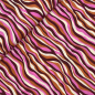 Preview: RESTSTÜCK 1,80m !!! - Viskose - Skade Stripes - rose/rost/bordeaux