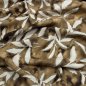 Preview: Viskose Slub - Blaise Leaves - brown