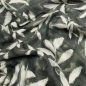 Preview: Viskose Slub - Blaise Leaves - khaki