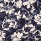 Preview: Viskose Slub - Candice Flowers - navy