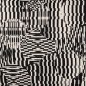 Preview: Viskose Slub - Circles and Stripes - ecru/black