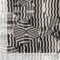 Preview: Viskose Slub - Circles and Stripes - ecru/black