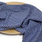 Preview: RESTSTÜCK 1,20m !!! - Viskose - Small Rhombus - blue