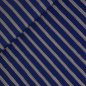 Preview: Viskose - Streifen - blau - metallic silber