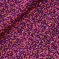 Preview: RESTSTÜCK 0,70m !!! - Viskose Stretch - Reni - black/orange/lilac