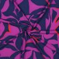 Preview: Viskose mit LENZING™ ECOVERO™ Fasern - Tosca - purple/navy/orange