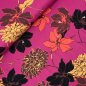 Preview: RESTSTÜCK 0,80m !!! - Viskose Twill - Flower Agata - fuchsia